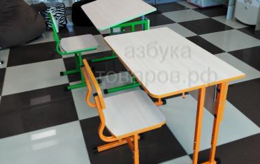Галерея «Мебель школьная. Красивые цветные парты и стулья. Торговая компания «Азбука Товаров» 8(3842)59-55-80»